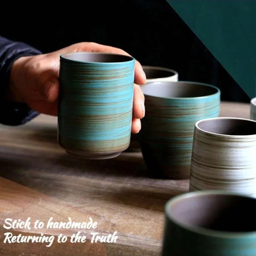 Hand-Painted Crackle Glaze Sto - Coffee Tea For Me 리뷰 및 가격