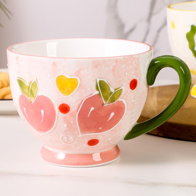 Ceramic Coffee Cup Women's Ear - Draw Coffee And Tea 리뷰 및 가격