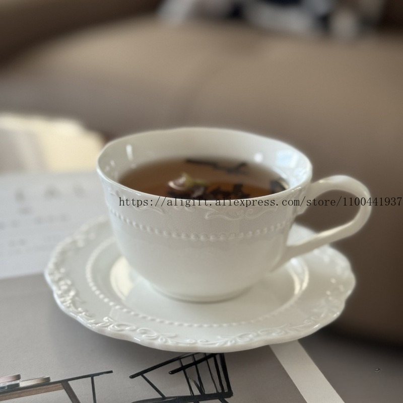 French Light Luxury Embossed F - Coffee Tea Mix 리뷰 및 가격