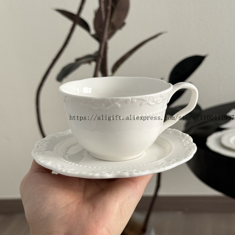French Light Luxury Embossed F - Coffee Tea Mix 리뷰 및 가격