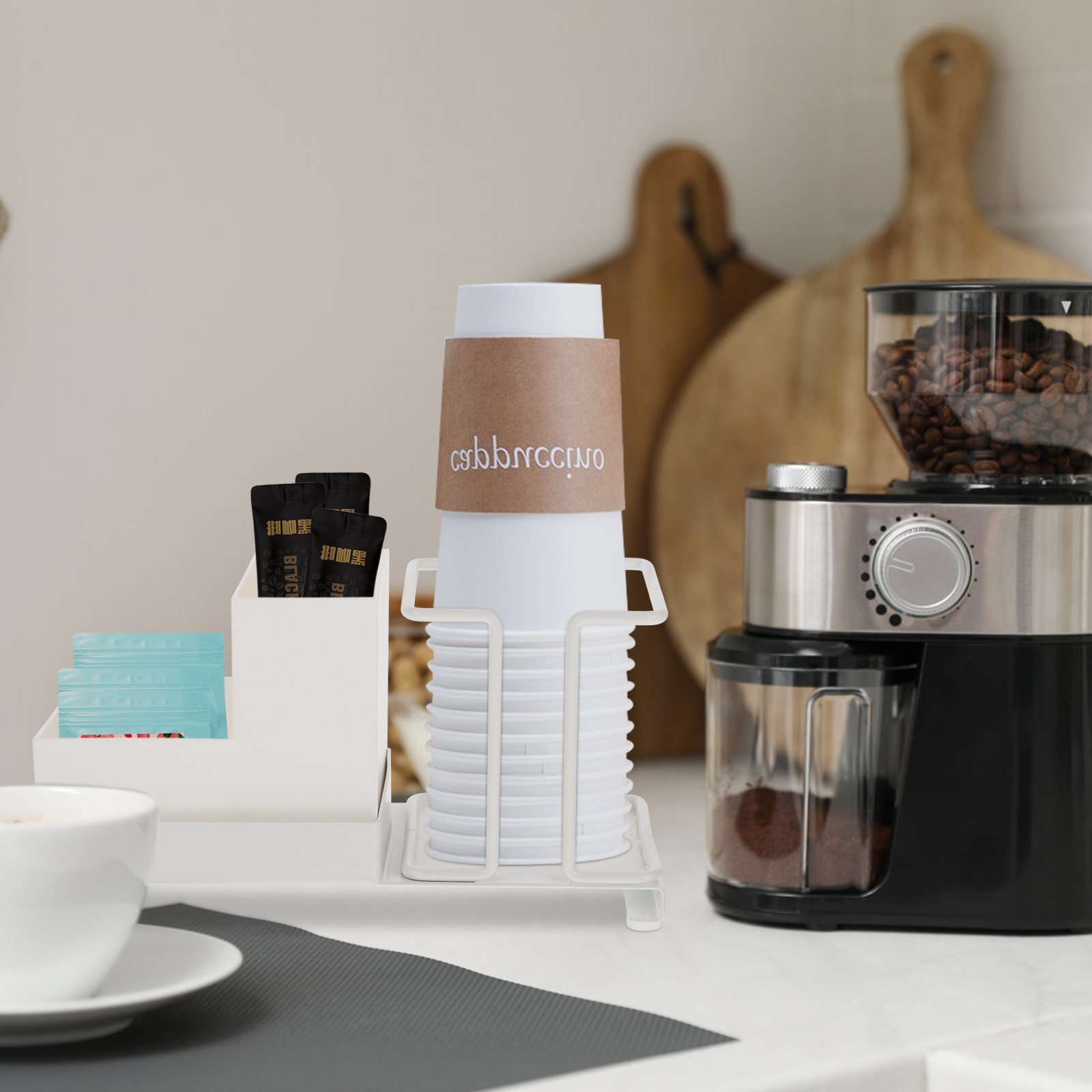 Coffee Bar Organizer Disposabl - Coffee Tea Cups 리뷰 및 가격
