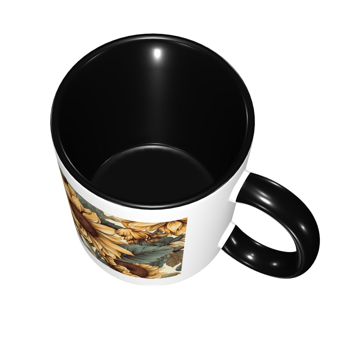 Golden Sunflower Cluster Vinta - Draw Coffee And Tea 리뷰 및 가격