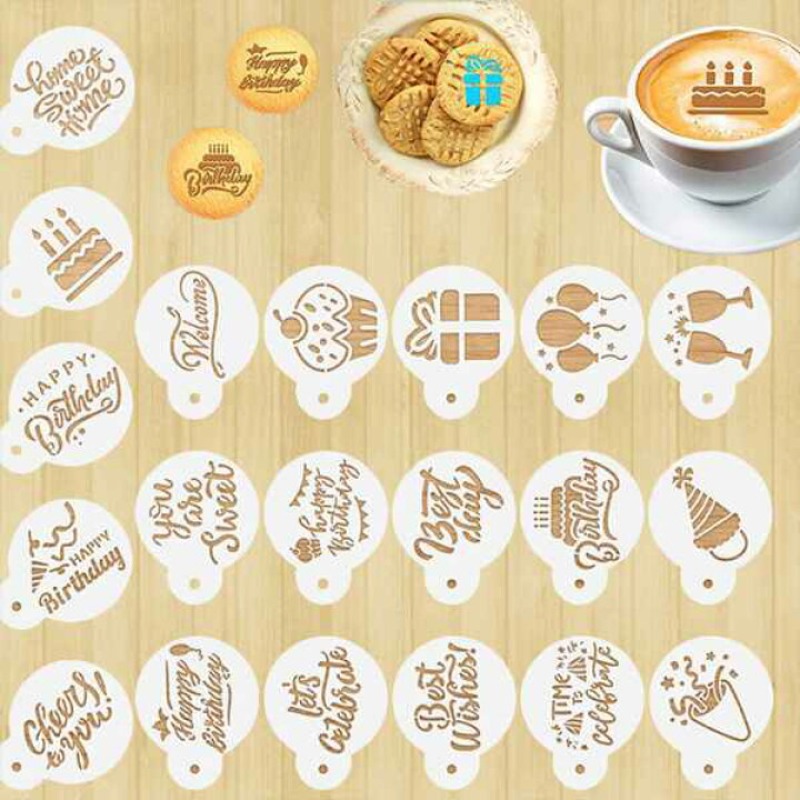 Professional DIY Latte Art Ste - Coffee Stencil Art 리뷰 및 가격