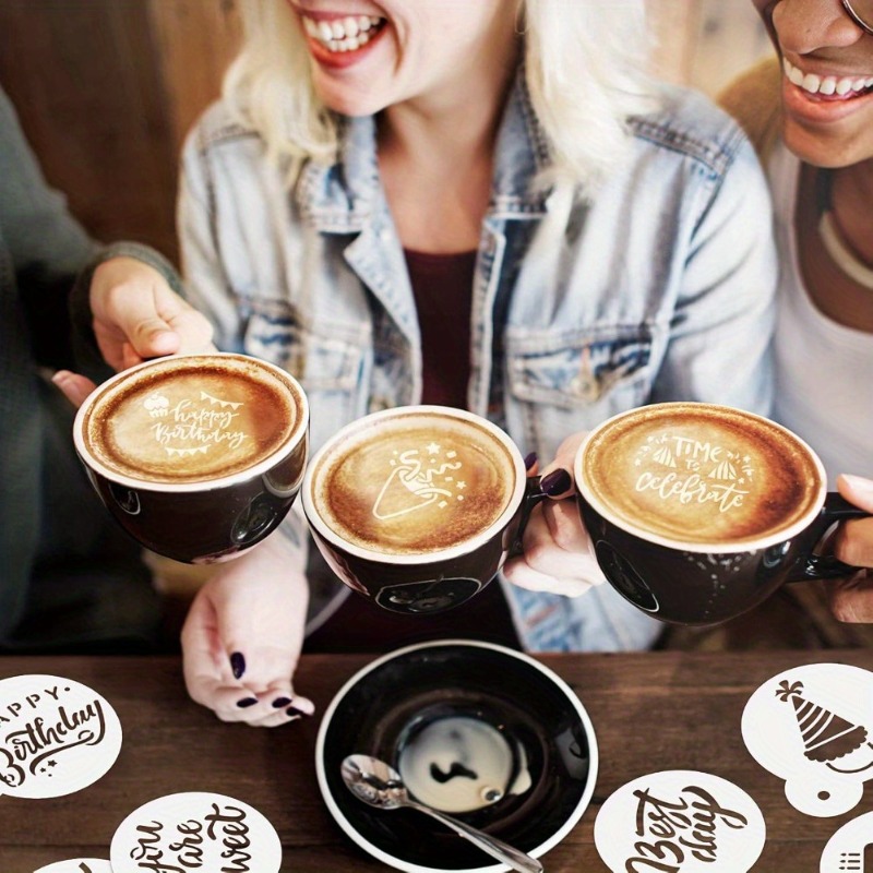 Professional DIY Latte Art Ste - Coffee Stencil Art 리뷰 및 가격