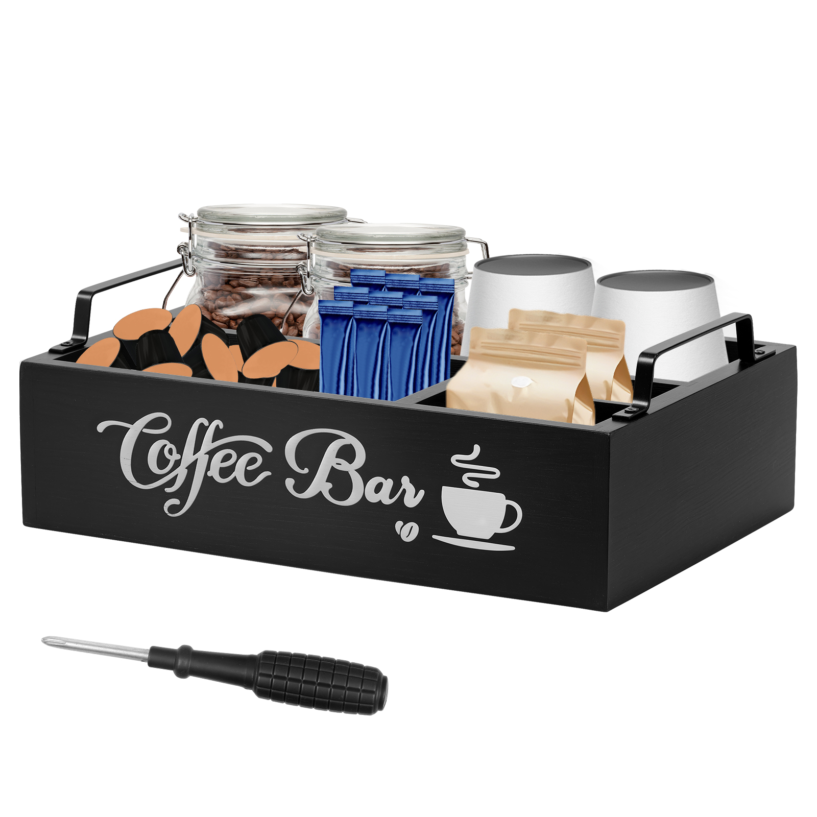 Wooden Coffee Rack Portable De - Coffee Tea And Bean 리뷰 및 가격