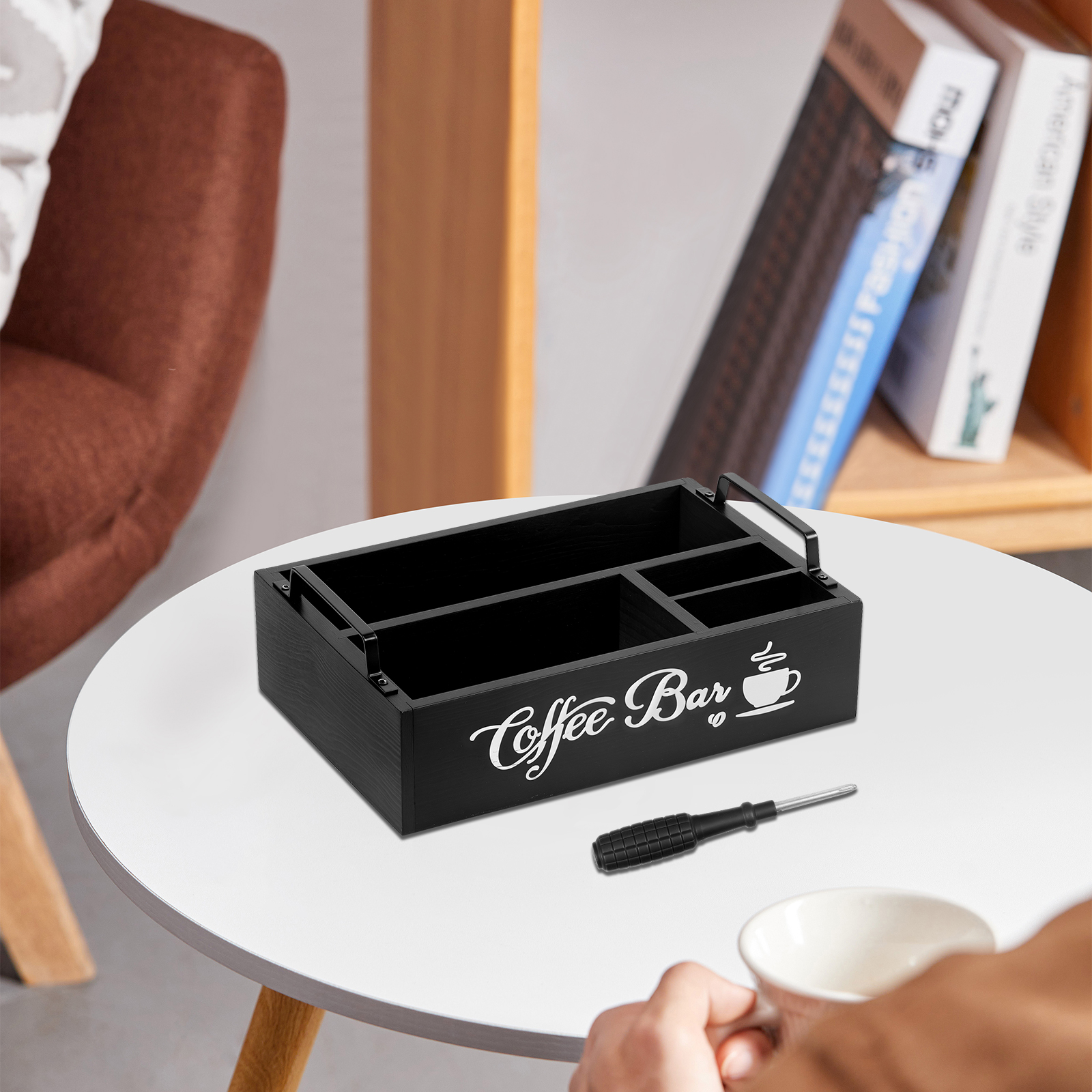 Wooden Coffee Rack Portable De - Coffee Tea And Bean 리뷰 및 가격