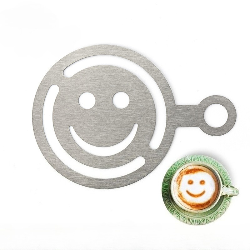 Stainless steel latte art sten - Coffee Stencil Art 리뷰 및 가격