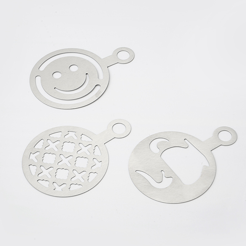 Stainless steel latte art sten - Coffee Stencil Art 리뷰 및 가격