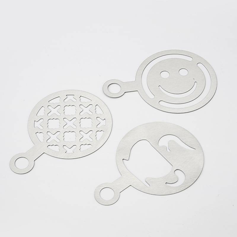 Stainless steel latte art sten - Coffee Stencil Art 리뷰 및 가격